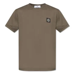 Heren Stone Island Shirts^T-shirt met logo