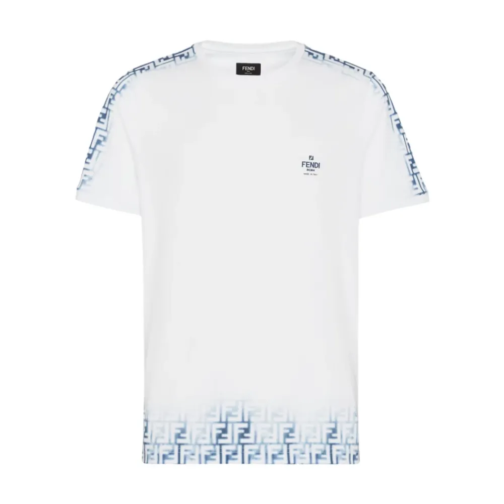 Heren Fendi T-shirt met monogramprint