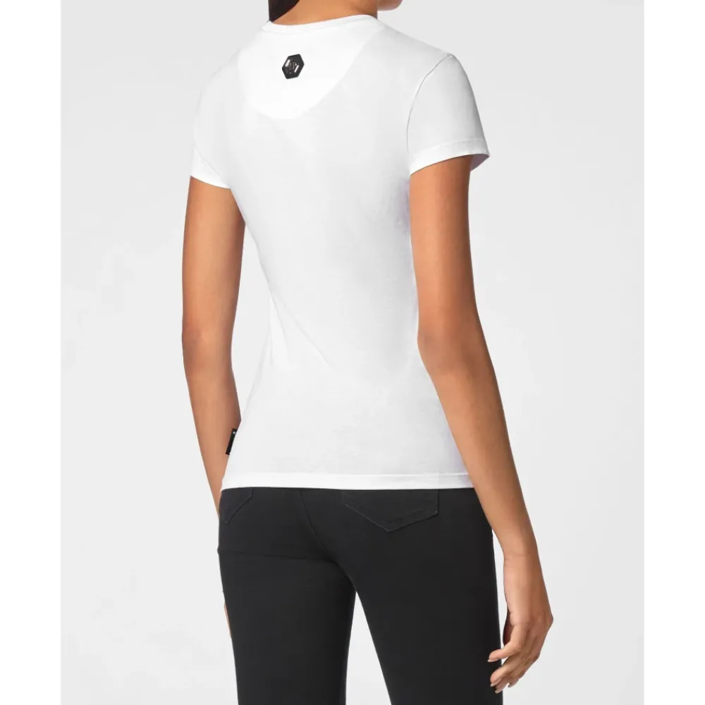 DAMES Philipp Plein Shirts^T-shirt Pure met Kristallen