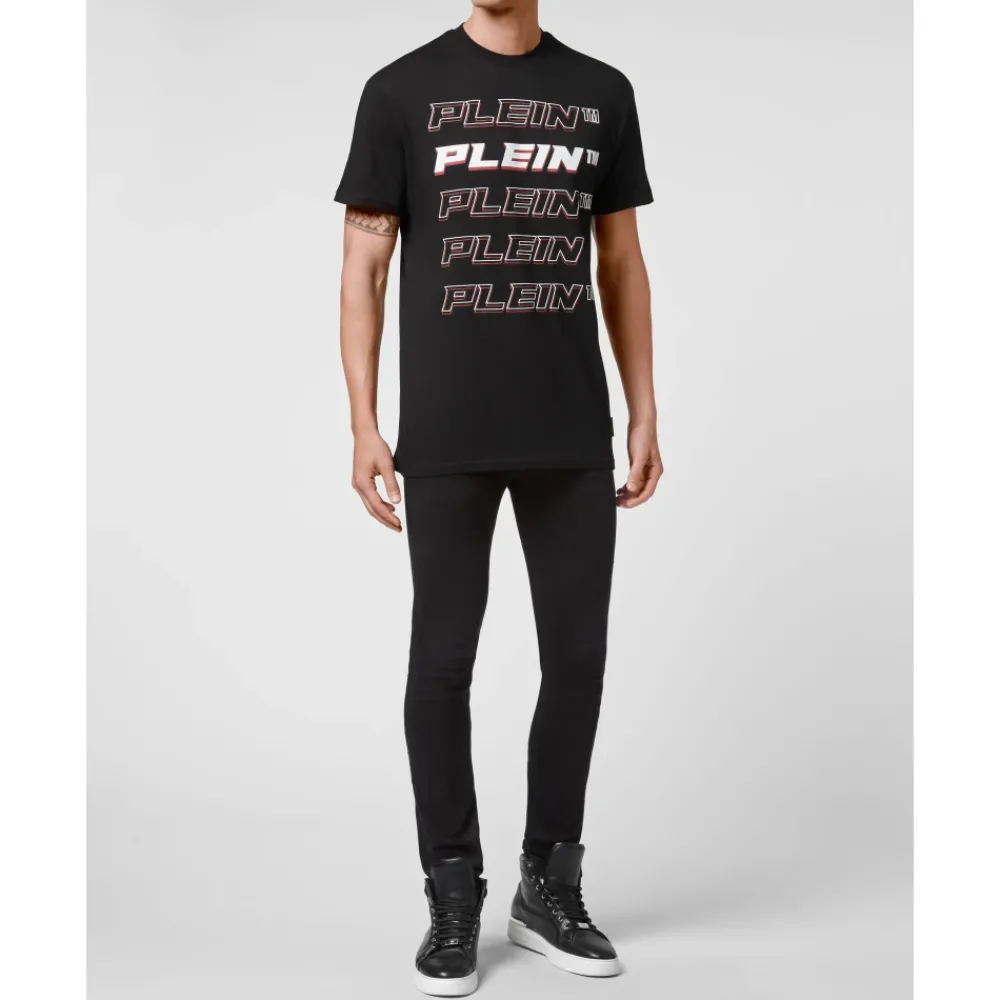 Heren Philipp Plein Shirts^T-shirt Ronde Hals