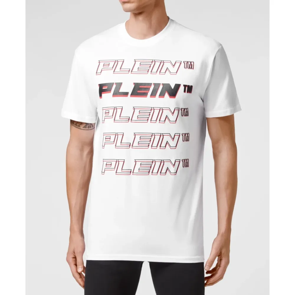 Heren Philipp Plein Shirts^T-Shirt Ronde Hals