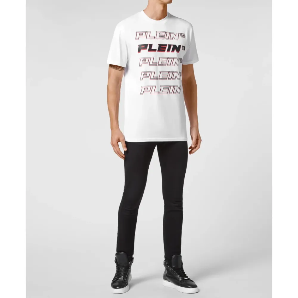 Heren Philipp Plein Shirts^T-Shirt Ronde Hals