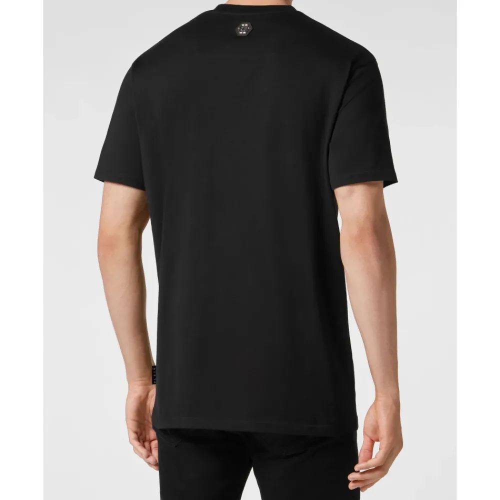 Heren Philipp Plein Shirts^T-Shirt Ronde Hals Bulldogs