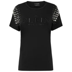 DAMES Philipp Plein Shirts^T-Shirt Ronde Hals Iconic