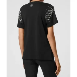 DAMES Philipp Plein Shirts^T-Shirt Ronde Hals Iconic