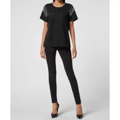 DAMES Philipp Plein Shirts^T-Shirt Ronde Hals Iconic