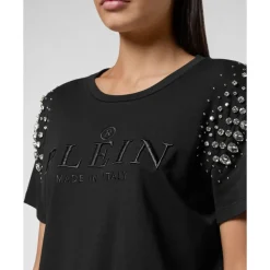 DAMES Philipp Plein Shirts^T-Shirt Ronde Hals Iconic