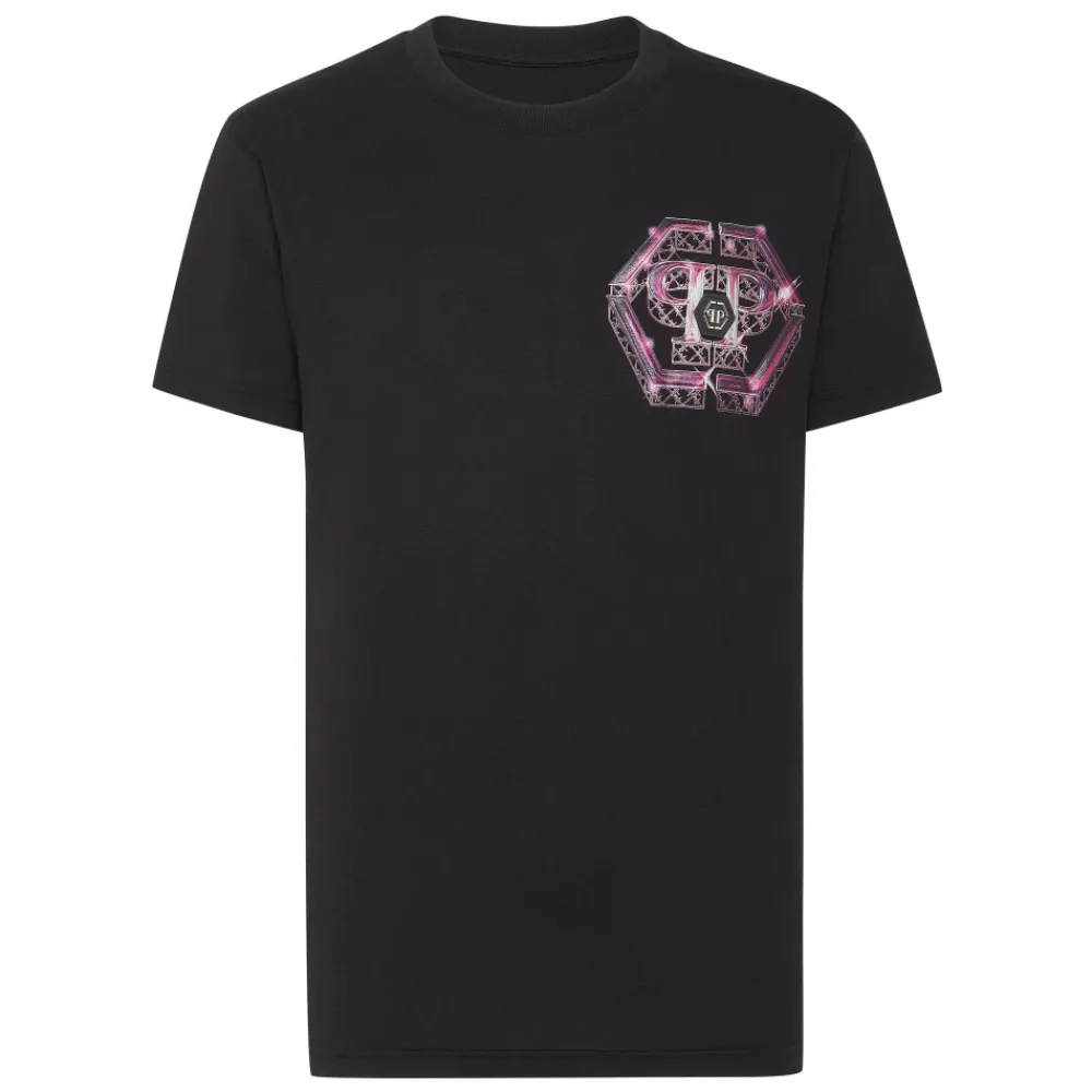 Heren Philipp Plein T-Shirt Ronde Hals Lil’ Monsters Gang