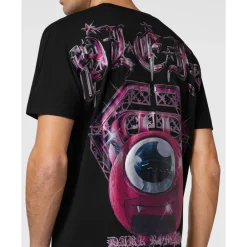 Heren Philipp Plein T-Shirt Ronde Hals Lil’ Monsters Gang