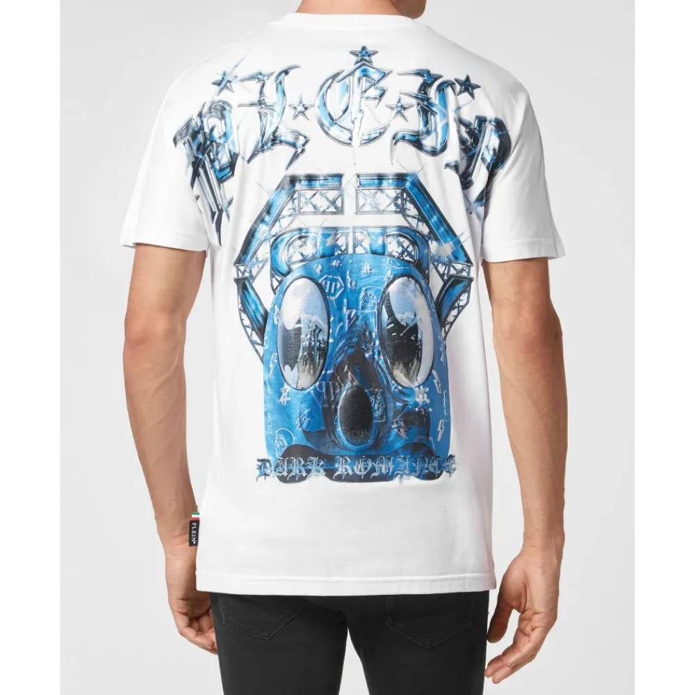 Heren Philipp Plein Shirts^T-Shirt Ronde Hals Lil’ Monsters Gang