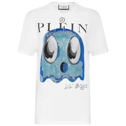 DAMES Philipp Plein Shirts^T-Shirt Ronde Hals Lil' Monsters Gang