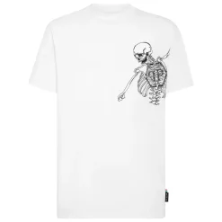 Heren Philipp Plein T-Shirt Ronde Hals Skeleton