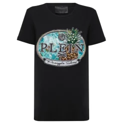DAMES Philipp Plein Shirts^T-shirt Ronde Hals SS Stones Pineapple Skies