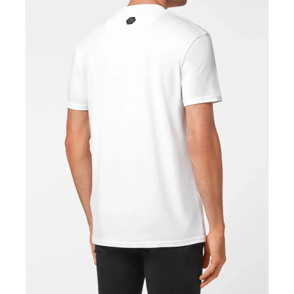 Heren Philipp Plein T-Shirt Ronde Hals Teddy