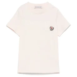 Moncler Bovenkleding^T-shirt van katoen met geborduurd logo