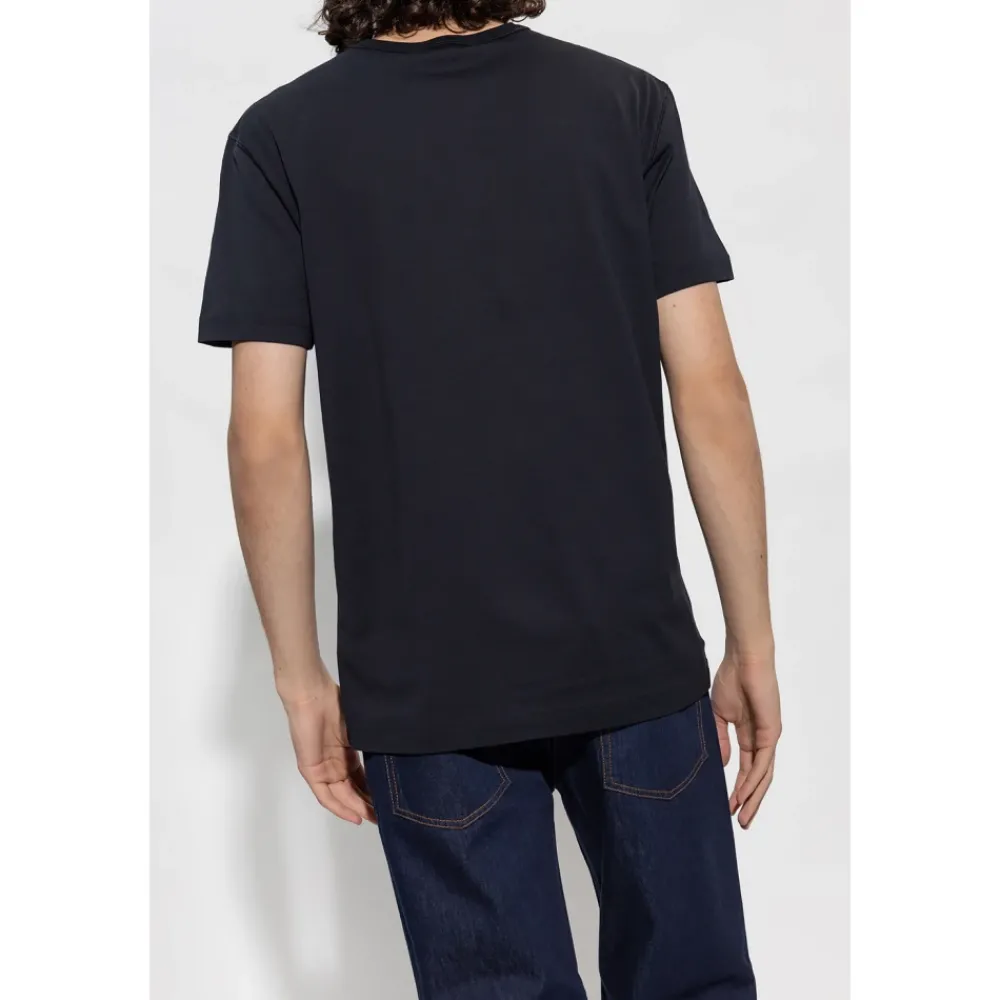 Heren Dolce & Gabbana Shirts^T-shirt van katoen met ronde hals en logo