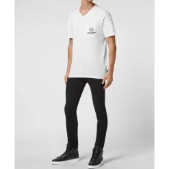 Heren Philipp Plein T-shirt V-Neck SS