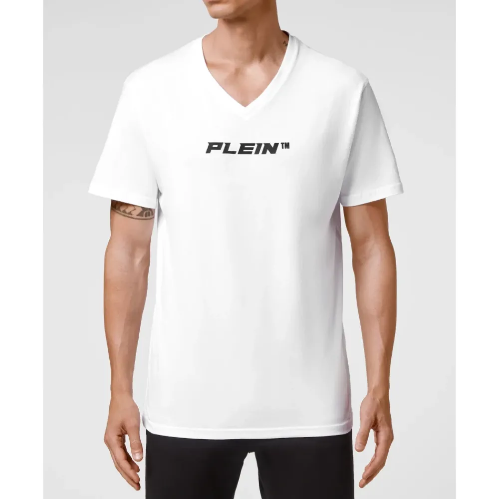 Heren Philipp Plein T-shirt V-Neck SS
