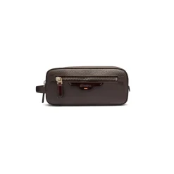 DAMES Santoni Toilettassen^Tumbled Leather Beauty Case