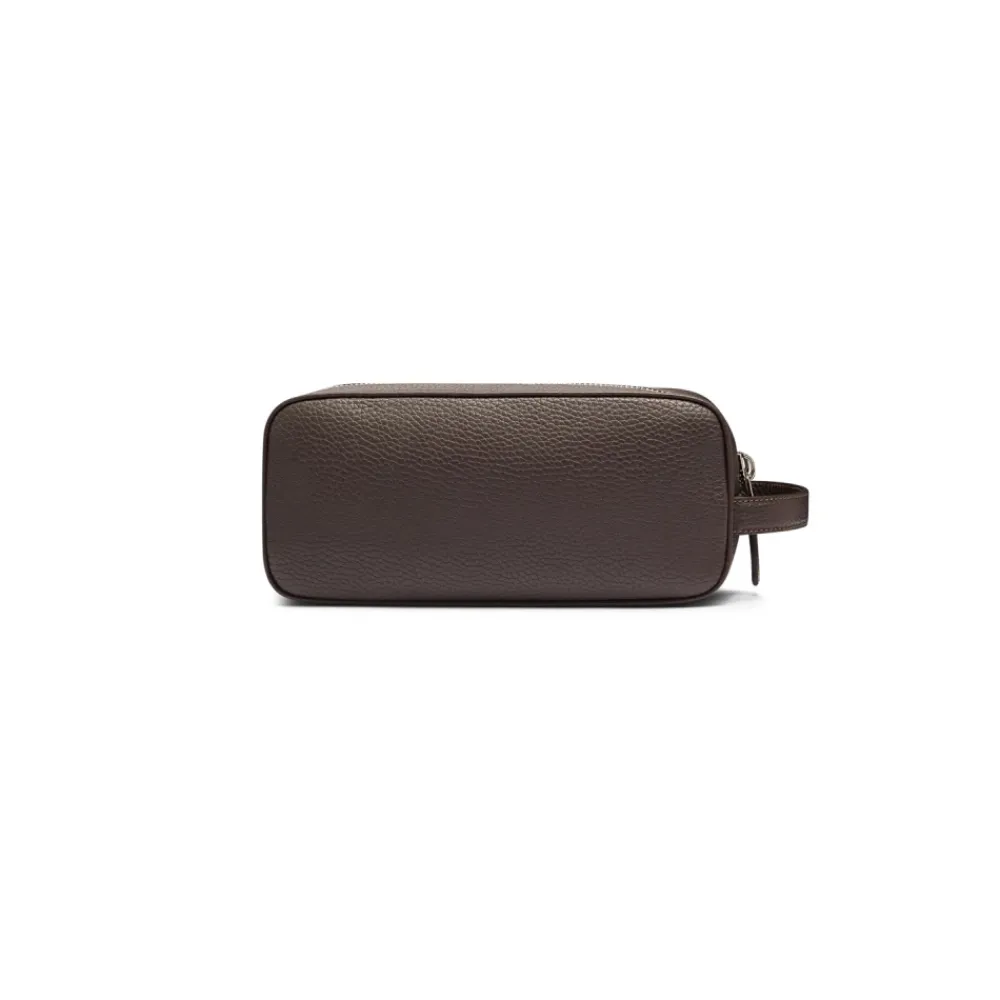 DAMES Santoni Toilettassen^Tumbled Leather Beauty Case
