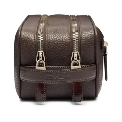 DAMES Santoni Toilettassen^Tumbled Leather Beauty Case