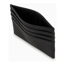 Heren Emporio Armani Tumbled Leather Card Holder