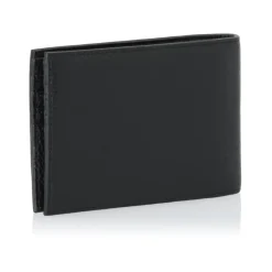 Heren Emporio Armani Tumbled-leather Wallet met Muntzakje