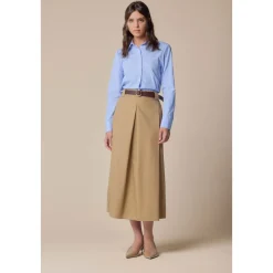 DAMES Kocca Tweekleurige jurk met lange mouwen