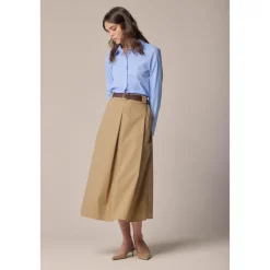 DAMES Kocca Tweekleurige jurk met lange mouwen