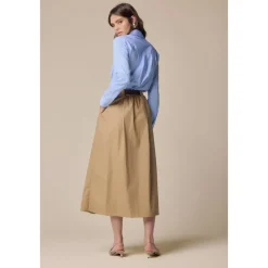 DAMES Kocca Tweekleurige jurk met lange mouwen