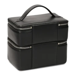 DAMES Kazar Tweelaagse stijve leren cosmetische tas