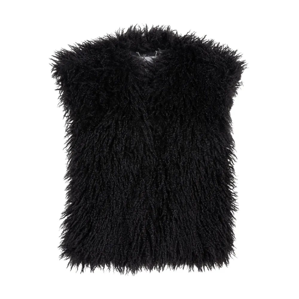 DAMES Dante 6 Twirl faux fur waistcoat