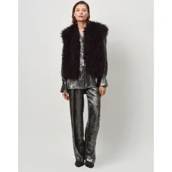 DAMES Dante 6 Twirl faux fur waistcoat