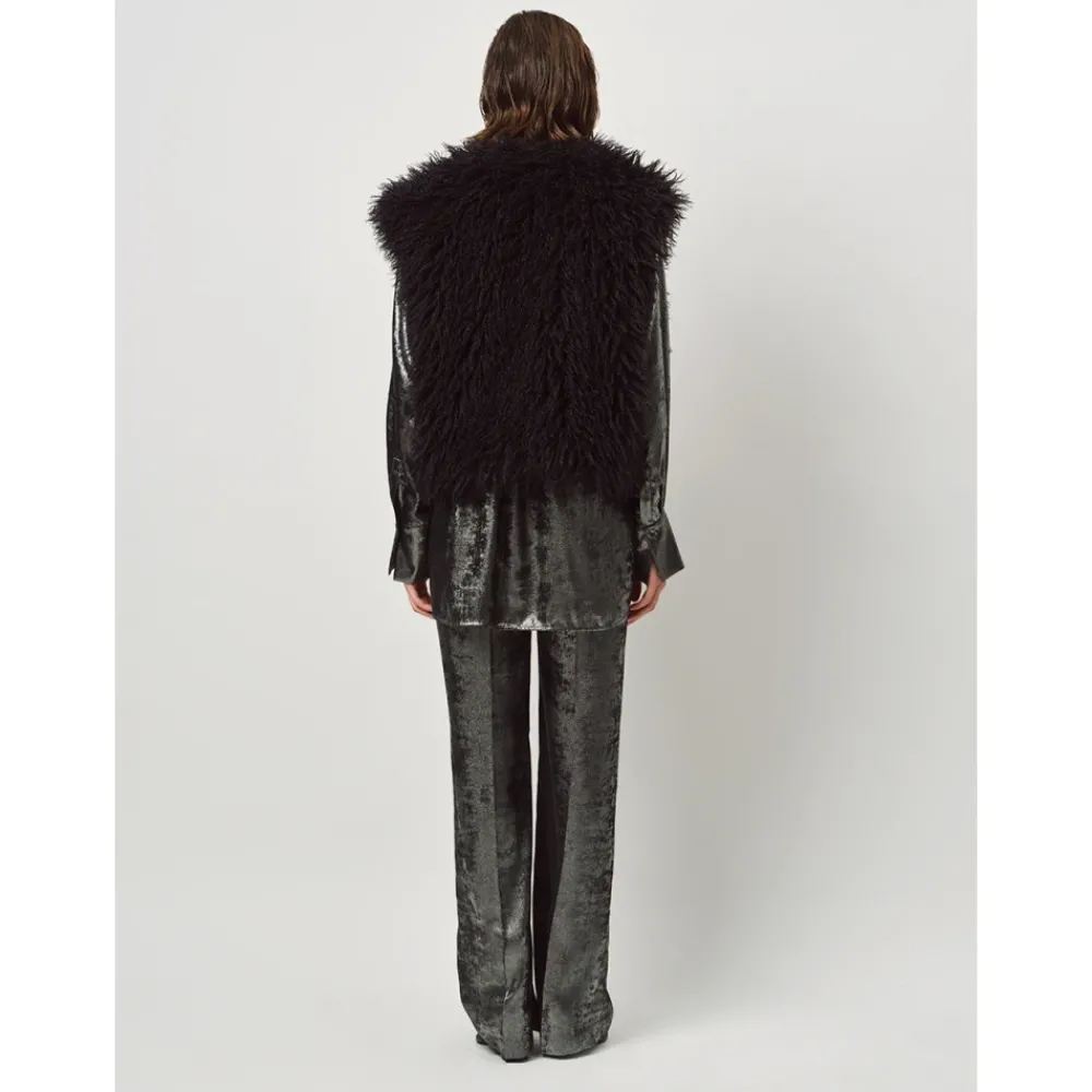DAMES Dante 6 Twirl faux fur waistcoat