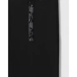 Elisabetta Franchi Uitlopende Broek met Lintdetail