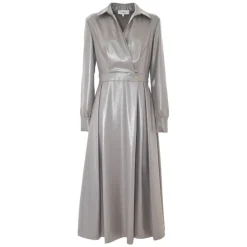 DAMES Kocca Uitlopende Geplooide Jurk