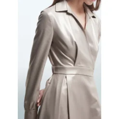 DAMES Kocca Uitlopende Geplooide Jurk