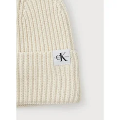 Calvin Klein Mutsen En Petten^Unisex Beanie Hat Roomwit - Logo CK