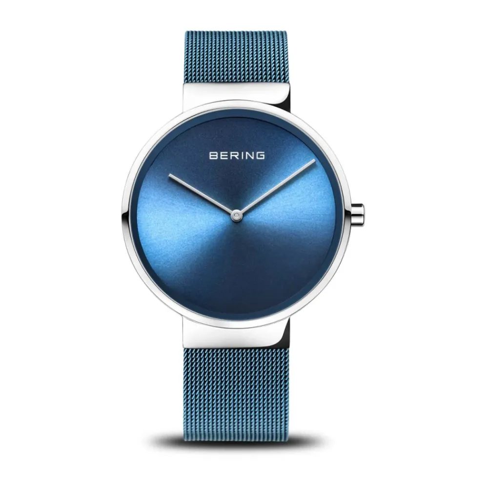 DAMES BERING Horloges|Horloges^Unisex Horloge Classic zilver glanzend Roestvrijstalen Armband en saffierglas 14539-308