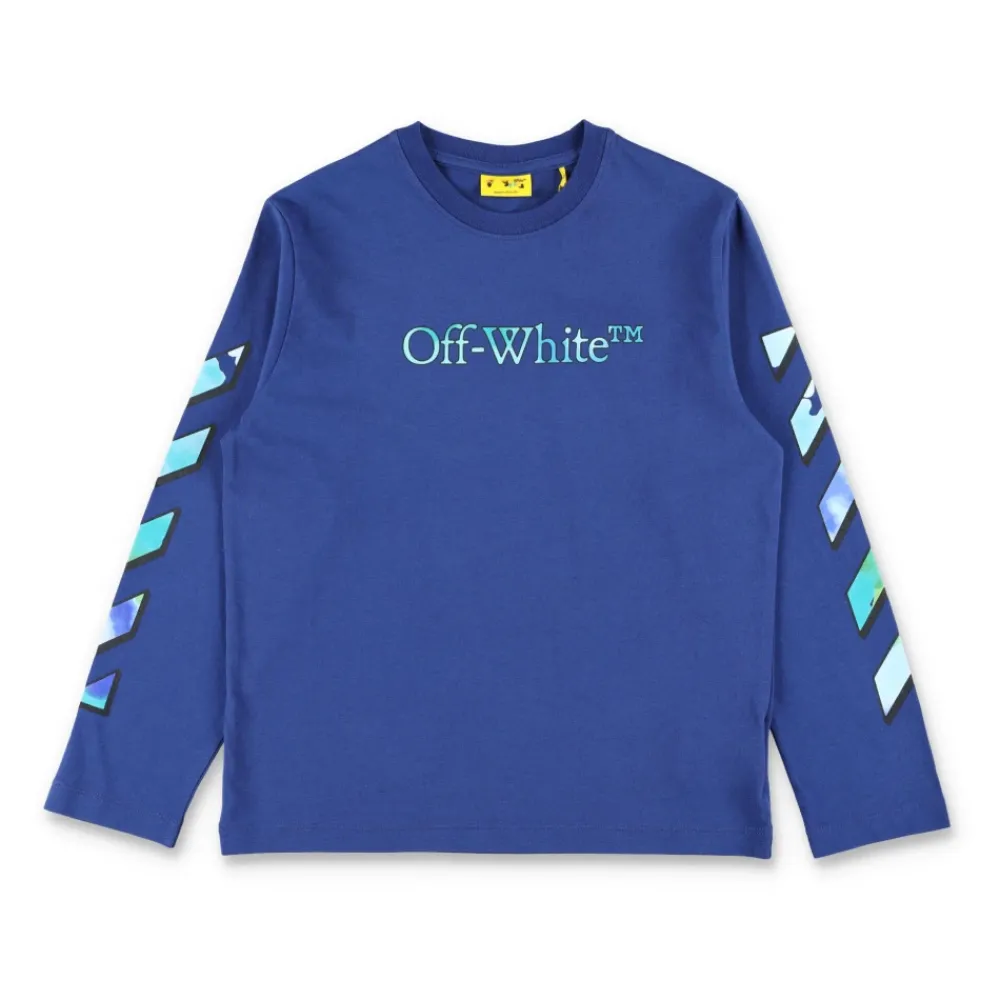 Off White Bovenkleding^Urban Stijl Longsleeve T-shirt