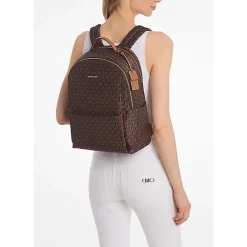 DAMES Michael Kors Rugzakken^Veelzijdige Sable Rugzak met Handtekeningprint