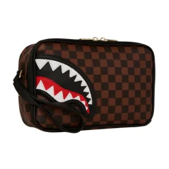 DAMES SPRAYGROUND Vegan Leren Toilettas met Compartimenten