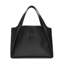 DAMES Stella McCartney Vegan Leren Tote Tas Modder Kleur