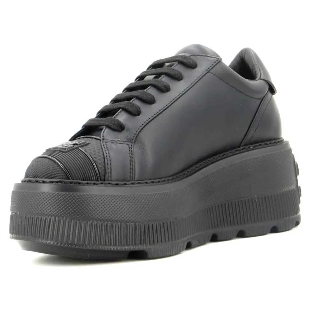 DAMES Casadei Sleehakken^Vegan Leren Wedge Sneakers