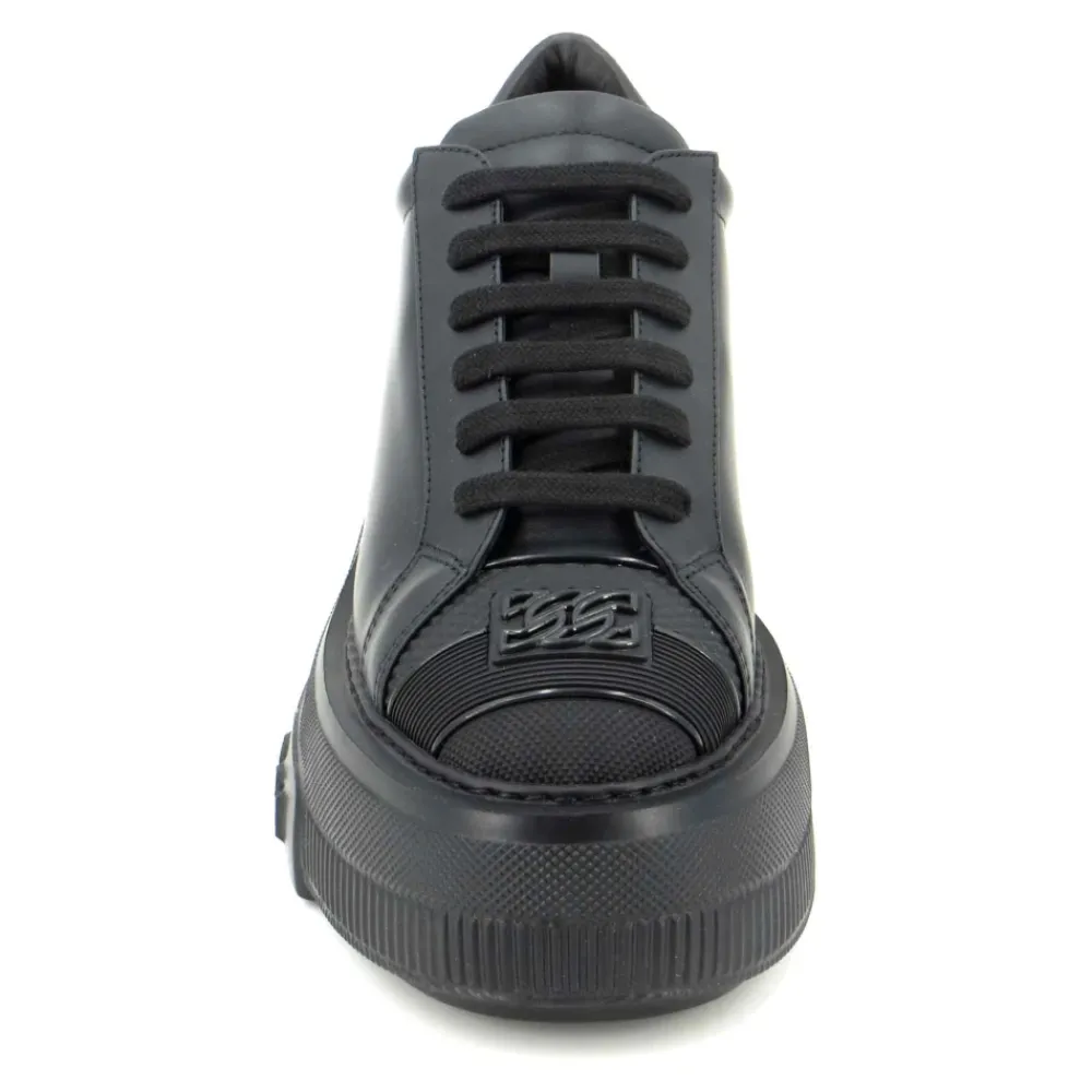 DAMES Casadei Sleehakken^Vegan Leren Wedge Sneakers