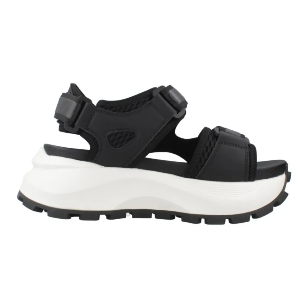 DAMES Buffalo Sleehakken^Vegan Platte Sandalen