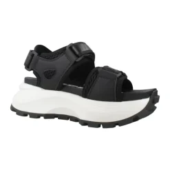 DAMES Buffalo Sleehakken^Vegan Platte Sandalen