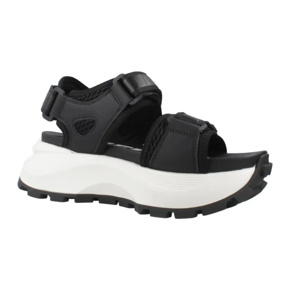 DAMES Buffalo Sleehakken^Vegan Platte Sandalen