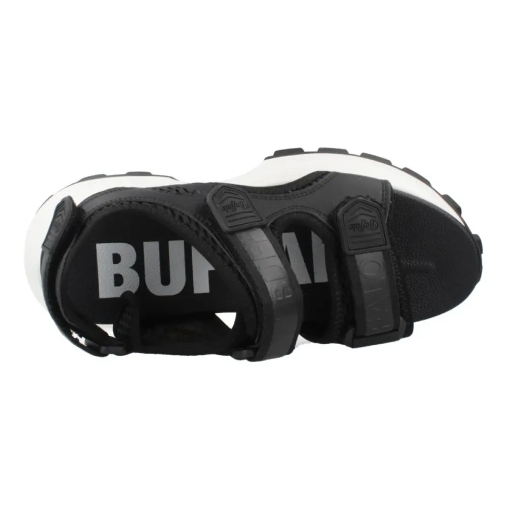 DAMES Buffalo Sleehakken^Vegan Platte Sandalen