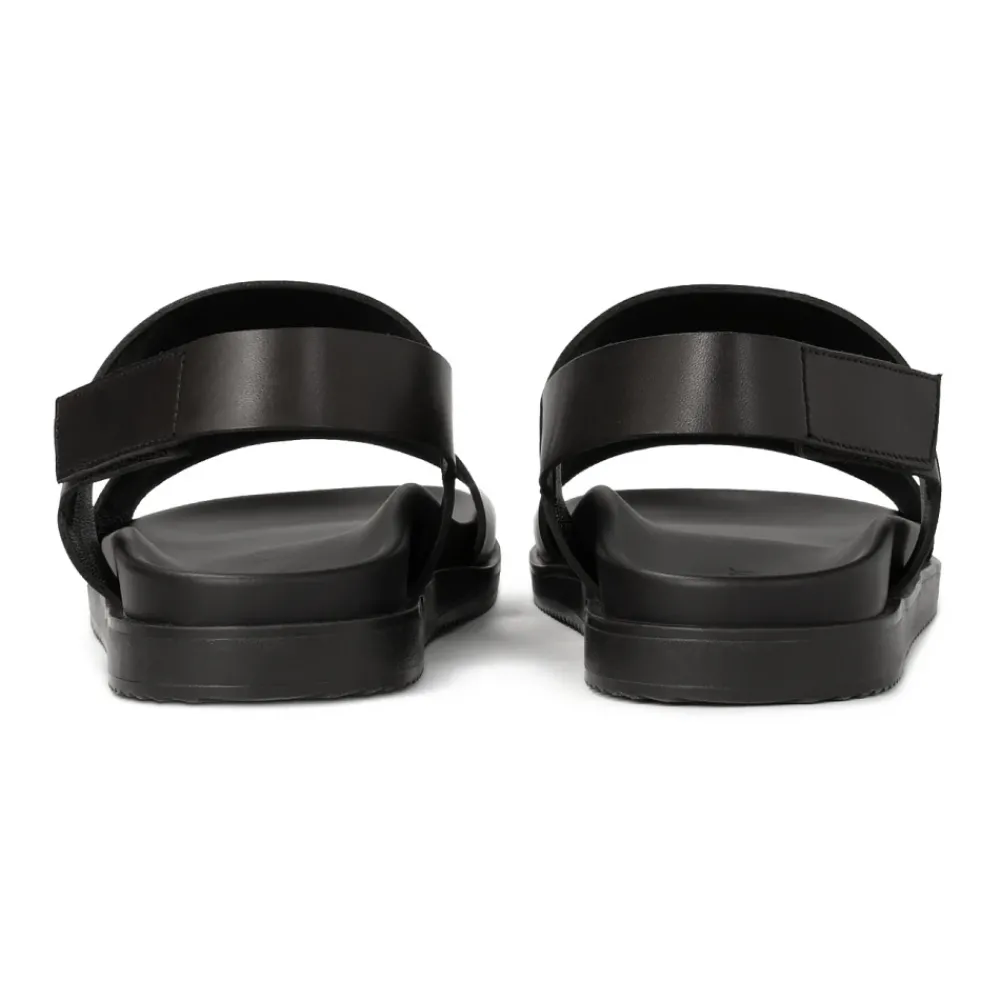 Heren Kazar Sandalen^Velcro leren sandalen